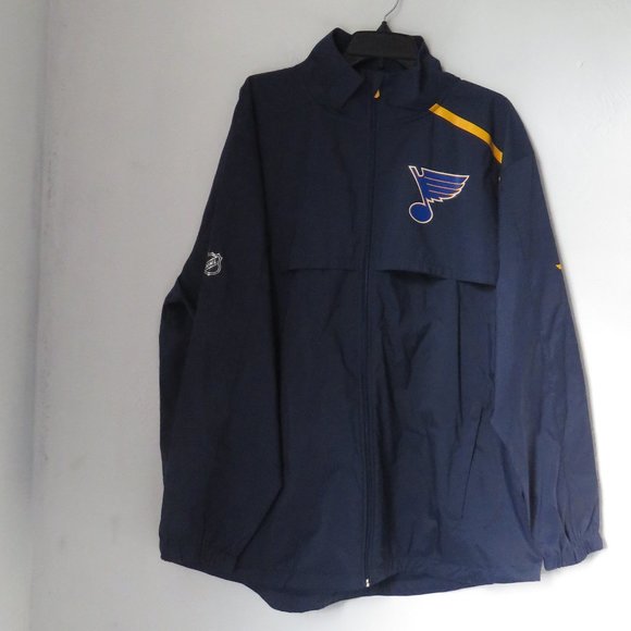 Authentic Pro Fanatics NHL St. Louis Blues Water Resistant Full Zip Jacket